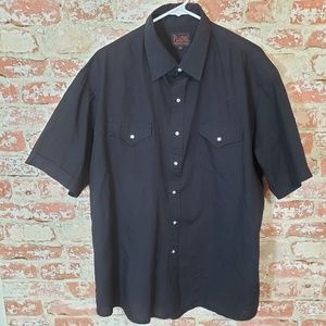 Black Plains Western Wear w Snaps in XL
